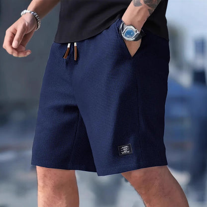 Cross-Border European and American Men's Casual Sports Shorts Summer Versatile Men's Large Size Loose Five-Point Pants Pineapple Plaid Shorts for Men
