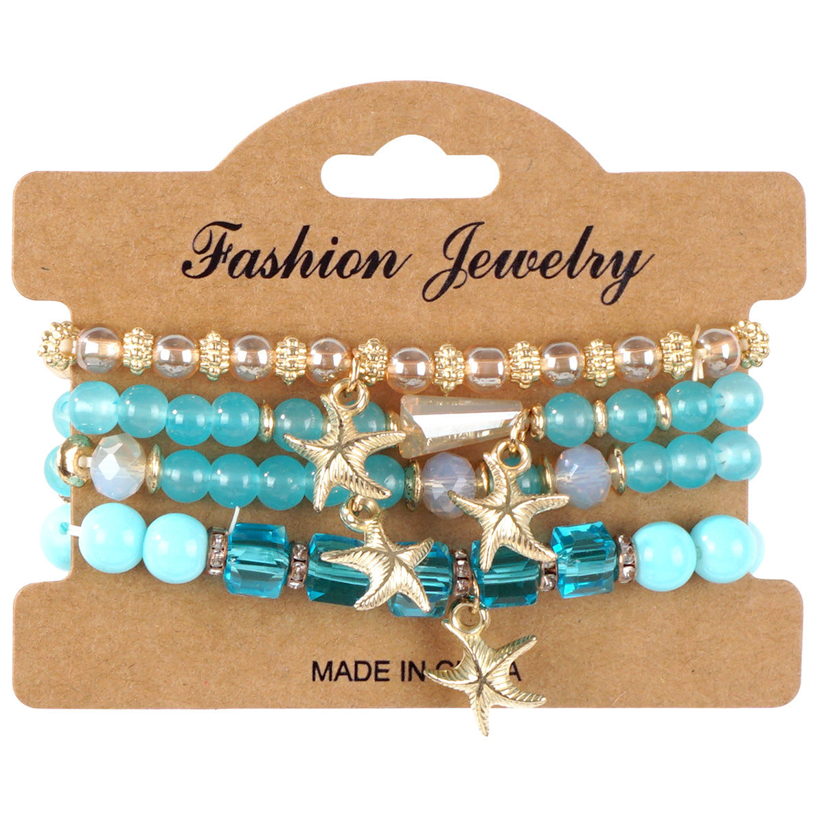 European and American Cross-Border Hot-Selling New Bohemian Bracelets Creative Tassel Multi-Layer Beaded Bracelets Fashion Jewelry