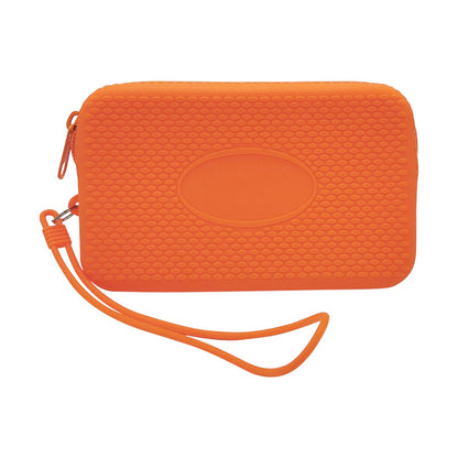Silicone Square Small Travel Storage Bag with Handle, Customizable Logo, for Storing Miscellaneous Items, Toiletries, and Coins
