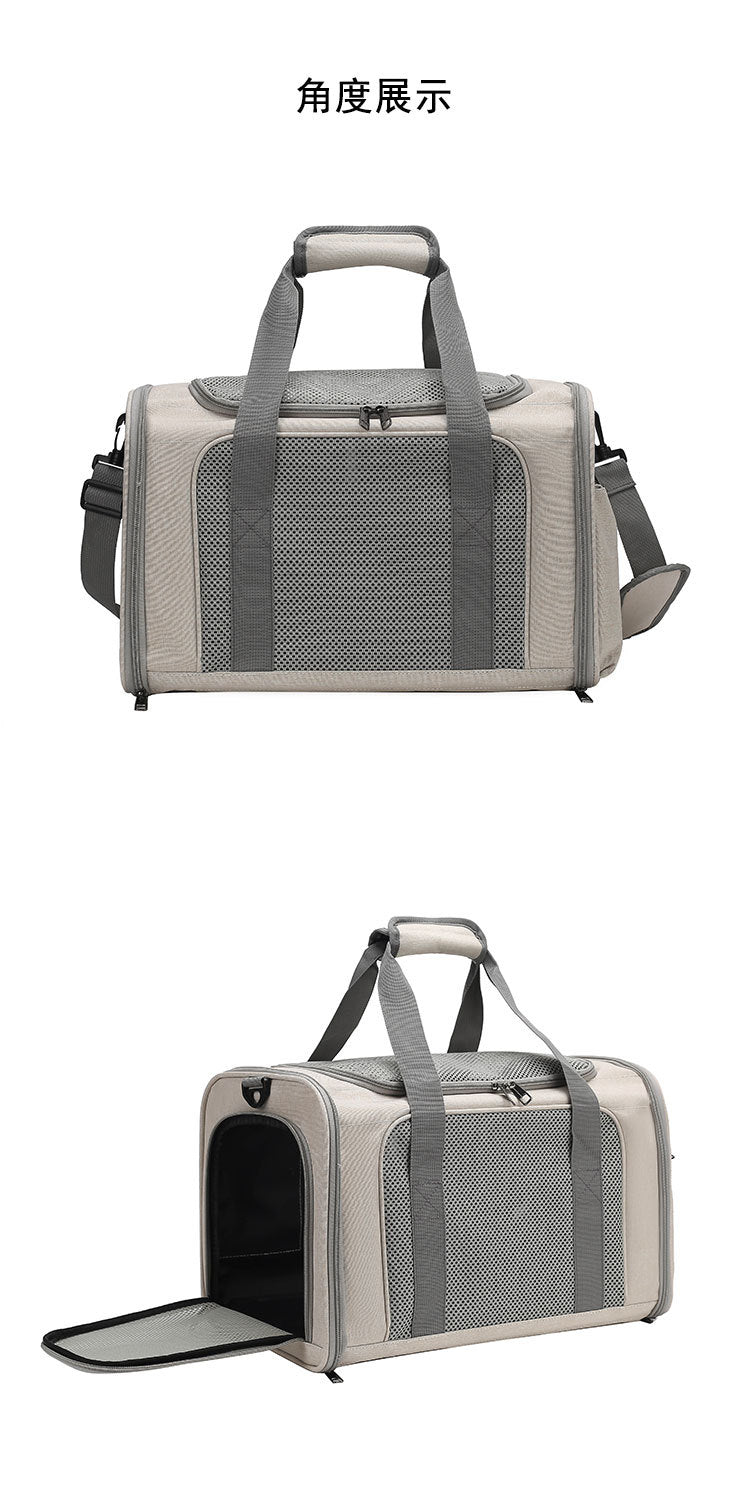 Cat Carrier for Outings, Sterilization, Portable, Large Capacity, Breathable, Cat Car Cage, Cat Cage, Dog Carrier, Handheld, Crossbody, Foldable Pet