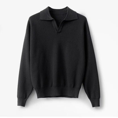 Men's Solid Color Loose Long Sleeves