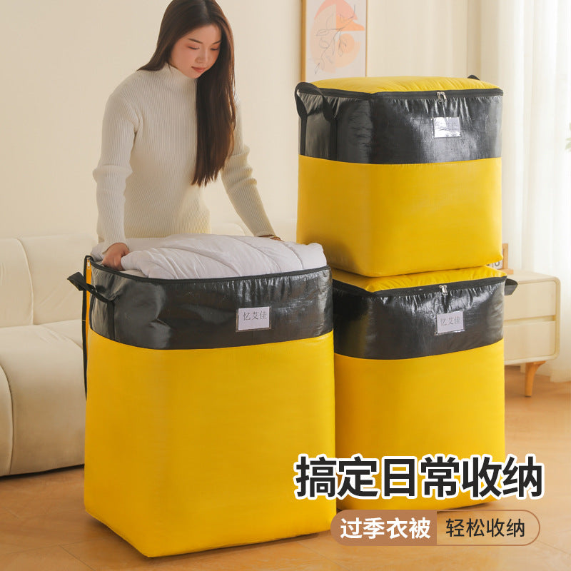Large Capacity Moving Packing Thickened Storage Artifact Bag Luggage Clothes Fit Bag Snakeskin Bag Waterproof Quilt