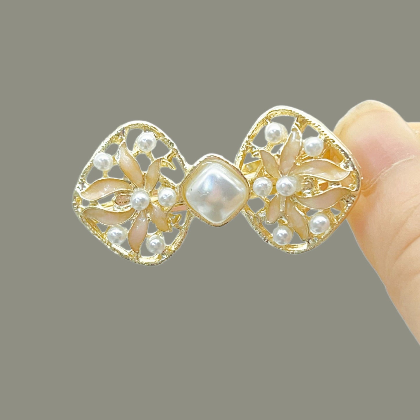 Antique Style Burned Blue Cloud Pearl Hairpin New Chinese Tassel Side Clip Advanced Sense Clip Hair Accessories Headwear Hair Clip