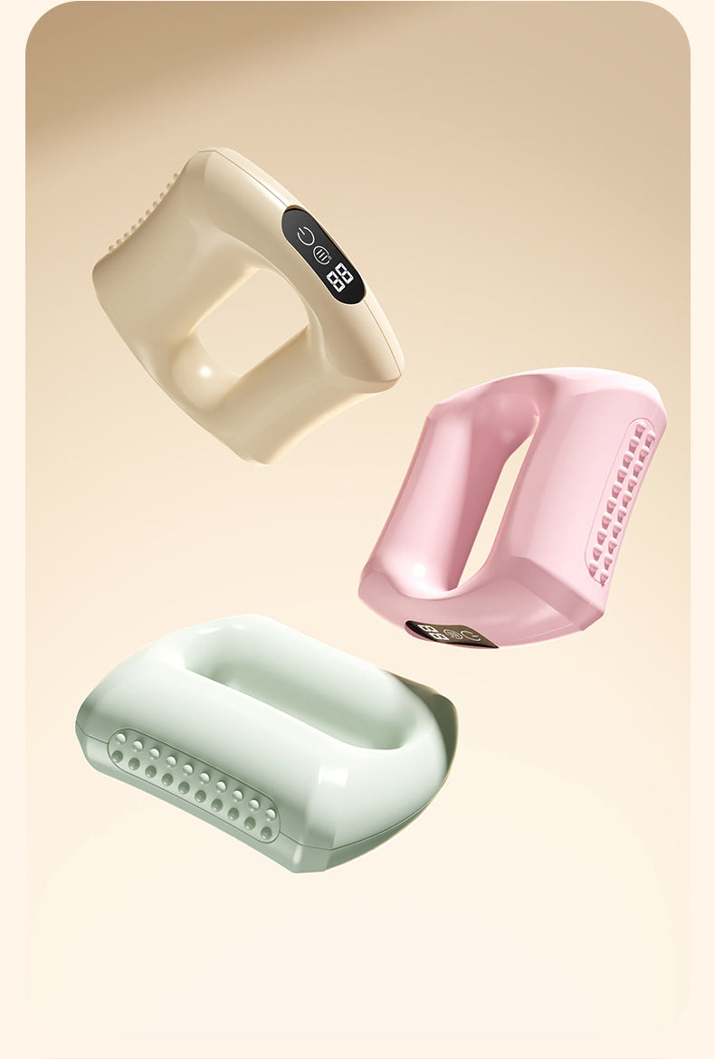 Vibrating Muscle Relaxation Massager, Fat-Burning Mini Fascia Ring, Yoga Fitness USB Rechargeable Fascia Gun, Cross-Border