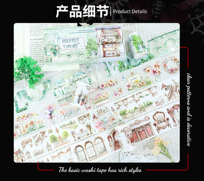 Foreign Trade Cross-Border Hot-Selling Halloween and Christmas Planner Materials DIY Decoration No-Cut Die-Cut Pet Planner Tape