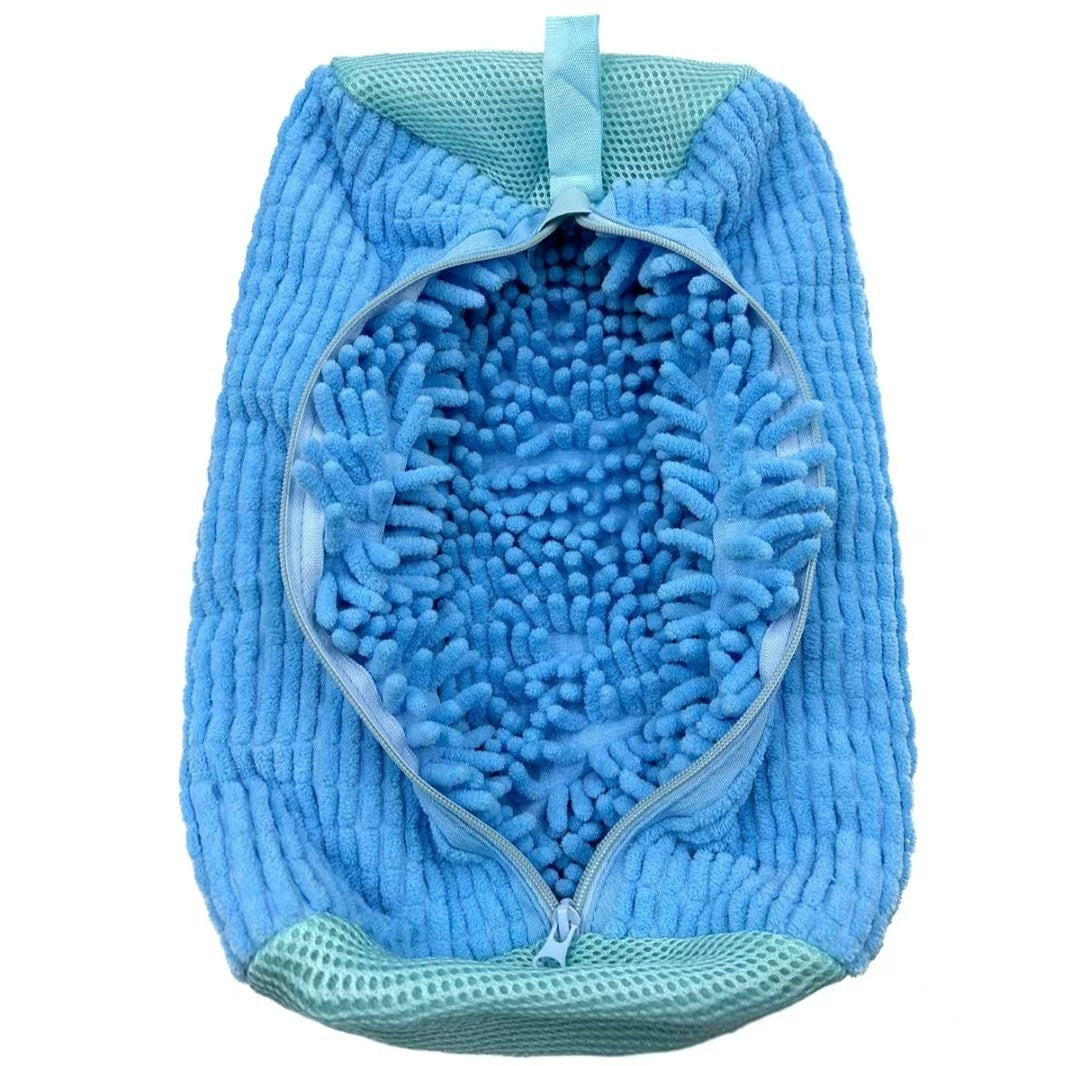 Shoe Washing Bag New Thickened Reusable Washing Machine Special Shoe Washing Bag Chenille Mesh Cleaning Bag