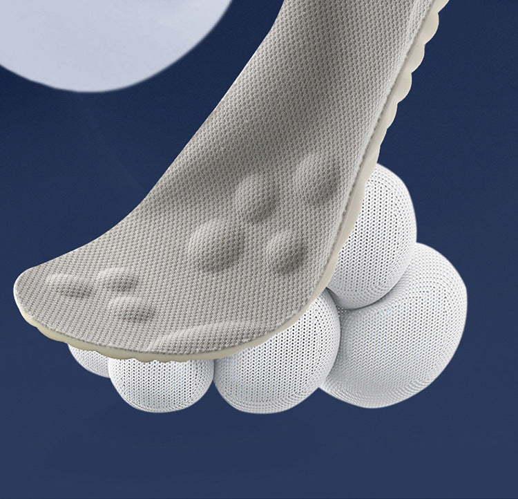 Super Soft Insoles That Feel Like Stepping on Shit, so You Won’T Get Tired after Standing for a Long Time, Thickeneded Massage for Men and Women, 4D Cloud Arch Support, Sports Shock Absorption and Sweat Absorption