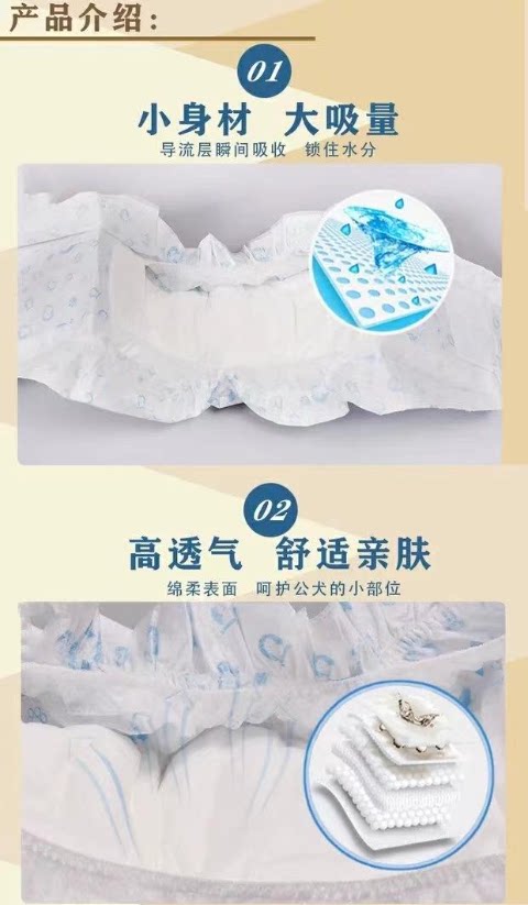 Dog Diapers Pet Diapers Teddy Diapers Pet Puppy Menstrual Pants Female Dog Physiological Pants Male Dog Universal