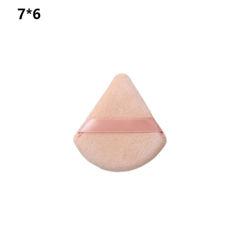 Crystal super soft round small size puff manufacturers wholesale powder cake makeup cotton makeup tools wet and dry puff