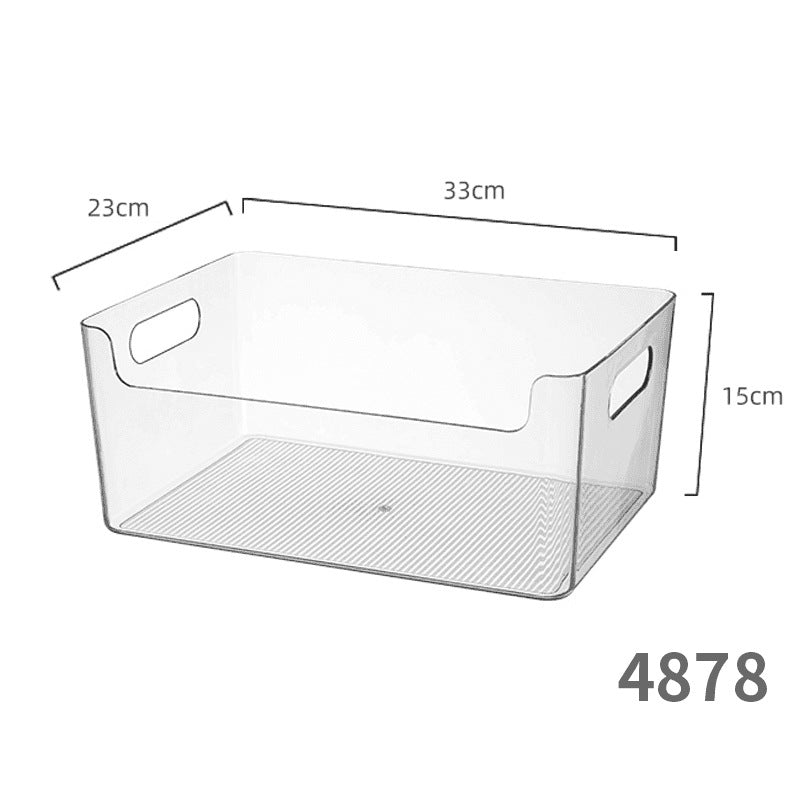 Desktop Storage Box Dormitory Cosmetics Transparent Basket Acrylic Drawer Mask Organizer Box Snack Sundry Storage Rack