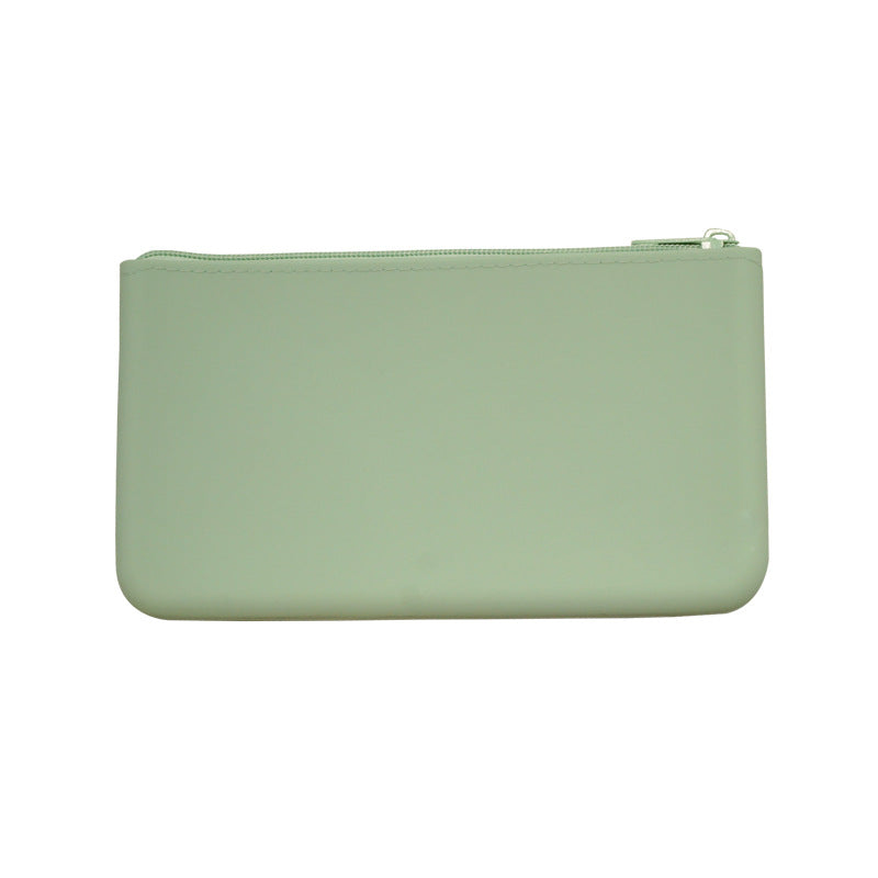 Silicone Travel Data Cable Clutch Bag for Storing Mobile Phones, Earphones, Makeup Brushes, and Cosmetics, Ins-Style Foreign Trade