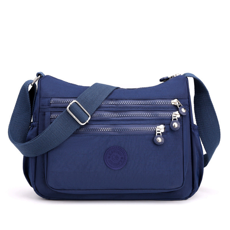 Nylon Cloth Multi-Layer Shoulder Bag Lightweight Simple Casual Crossbody Bag 2025 New Large Capacity Mother's Money Bag
