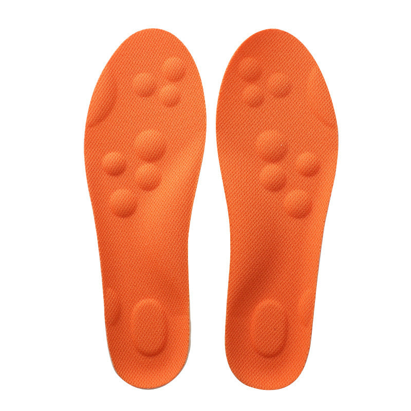 Super Soft Insoles That Feel Like Stepping on Shit, so You Won’T Get Tired after Standing for a Long Time, Thickeneded Massage for Men and Women, 4D Cloud Arch Support, Sports Shock Absorption and Sweat Absorption
