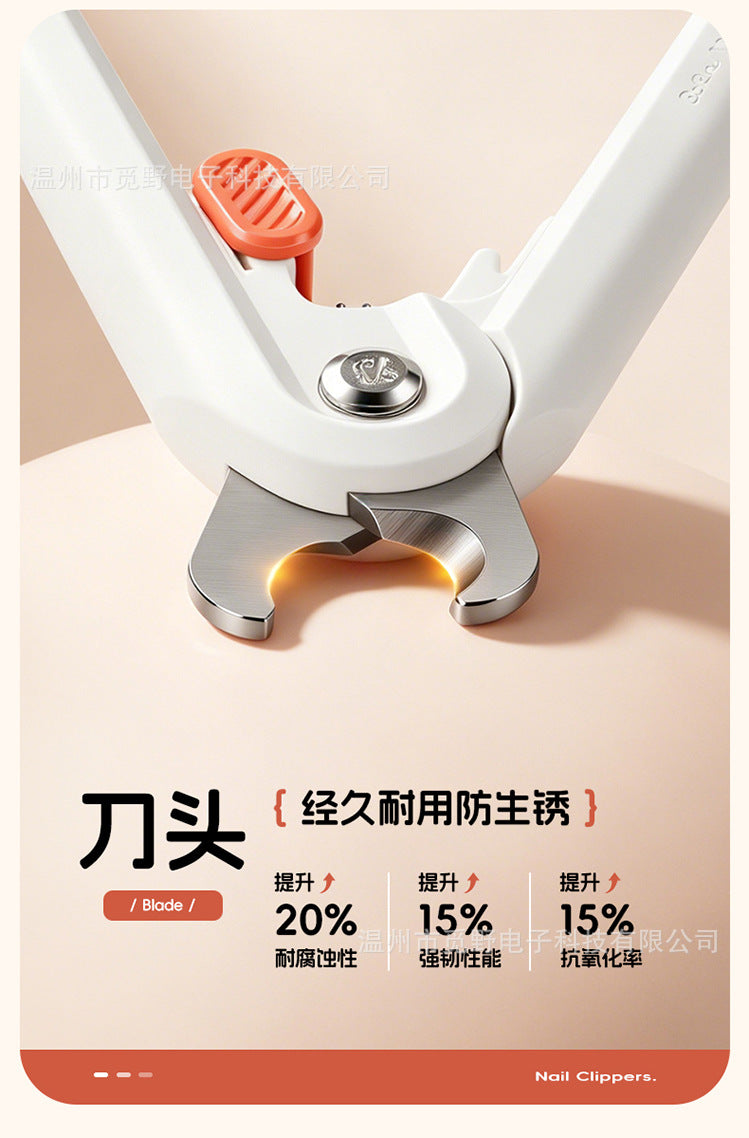 Cross-Border Two-In-One Pet Nail Clippers, Cat Claw Nail Trimmers, Nail Files, Nail Grinders, Pet Supplies