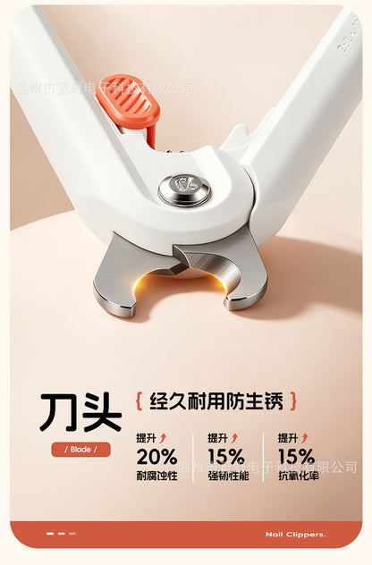 Cross-Border Two-In-One Pet Nail Clippers, Cat Claw Nail Trimmers, Nail Files, Nail Grinders, Pet Supplies