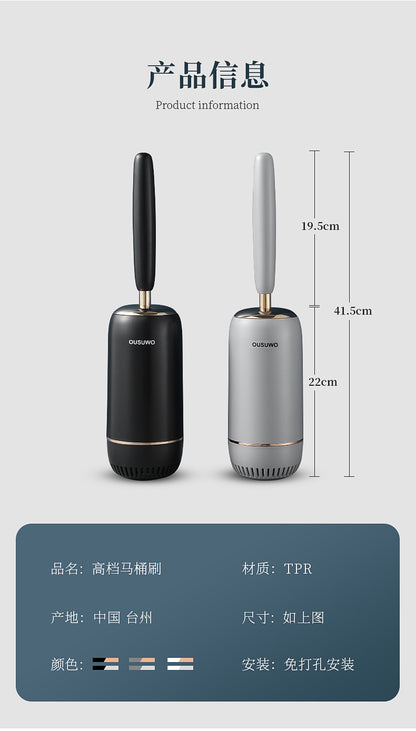 Silicone Toilet Brush for Home Use, Wall-Mounted Toilet Brush for Cleaning Toilets, Tpr Toilet Brush Wholesale Cleaning