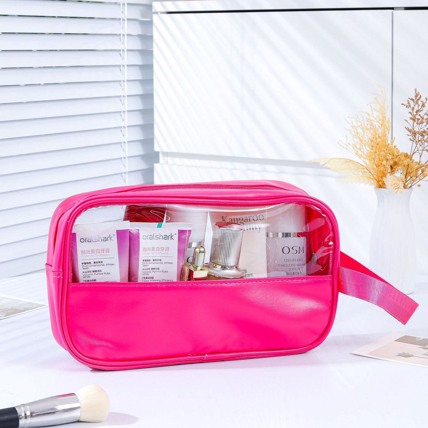 High-End Portable Travel Large-Capacity Toiletry and Makeup Storage Bag, Large-Capacity, High-Looking, Light Luxury Makeup Bag