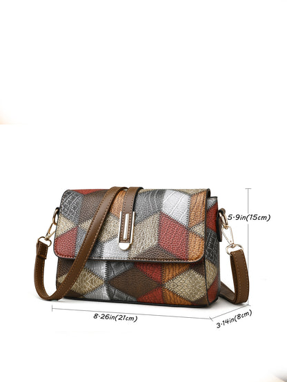 Small Square Bag for Women 2026 New Fashion Soft Leather Women's Shoulder Crossbody Bag Pure Color High-Quality Texture Middle-Aged Mom Bag