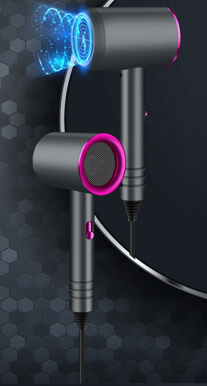 Hair Dryer Home Blue Light Negative Ion Hair Salon High Power Hair Dryer Dormitory Cold and Hot Air Hair Dryer Gift Cross Border