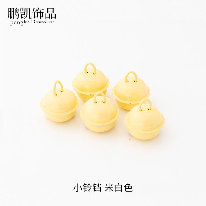 22mm Colorful Cute Small Bell Metal Pet Open-Ended Bell Handmade Material DIY Creative Accessory Iron