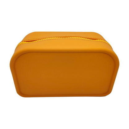 Factory Processing Travel Cosmetic Brush Bag Storage Wash Bag Logo Data Cable Travel Large Capacity Silicone Storage Bag