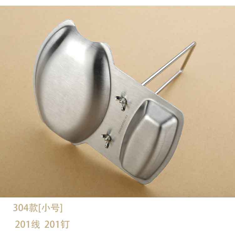 In stock stainless steel pot lid rack removable kitchen chopping board rack creative hotel supplies soup drain draining soup shell rack