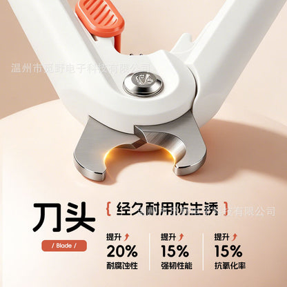 Cross-Border Two-In-One Pet Nail Clippers, Cat Claw Nail Trimmers, Nail Files, Nail Grinders, Pet Supplies