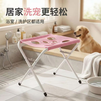 Cat Bathing Stand, Nail Clipping Holder, Anti-Scratch and Anti-Bite Pet Grooming Hammock for Small Dogs, Dog Bathing Tool