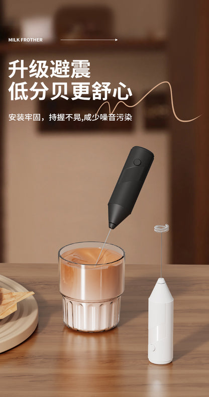 Premium Mini Milk Frother Handheld Coffee Home Baking Cream Foamer Milk Frother Electric Whisk