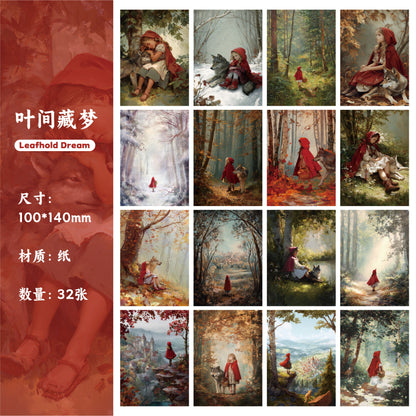 Carefully Selected Cross-Border Retro Story Style Fairy Tale Series Stickers, High-End Pet Vintage Character Journal Stickers