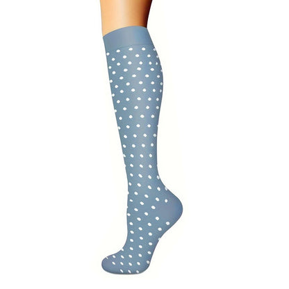 Cross-border calf compression socks sports stockings Amazon compression socks European and American pressure calf socks riding thin leg socks