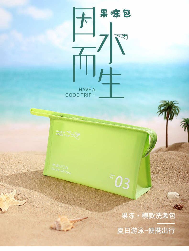 Bei Lian New Portable Waterproof PVC Toiletry Bag Cosmetic Storage Bag Handheld Travel Fashion Cosmetic Bag Batch