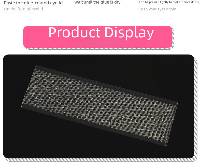 Magic Beauty Lace Double Eyelid Sticker Natural Invisible Traceless Beauty Sticker Mesh Olive-Shaped Eyelid Sticker