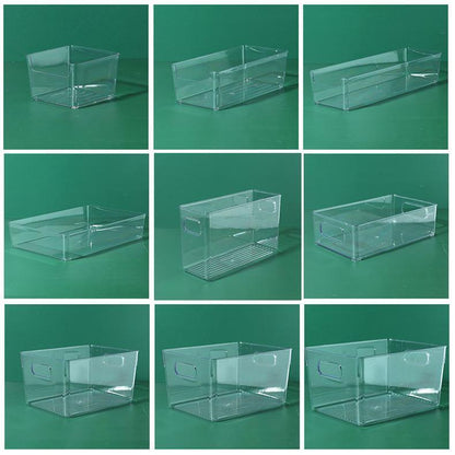 Food-Grade Storage Box, Acrylic Refrigerator Storage, Desktop Book Storage Box, Student Dormitory Sundries, Facial Mask Organization