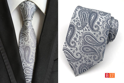 Manufacturers wholesale tie polyester jacquard tie men's casual formal wear professional business tie in stock supply