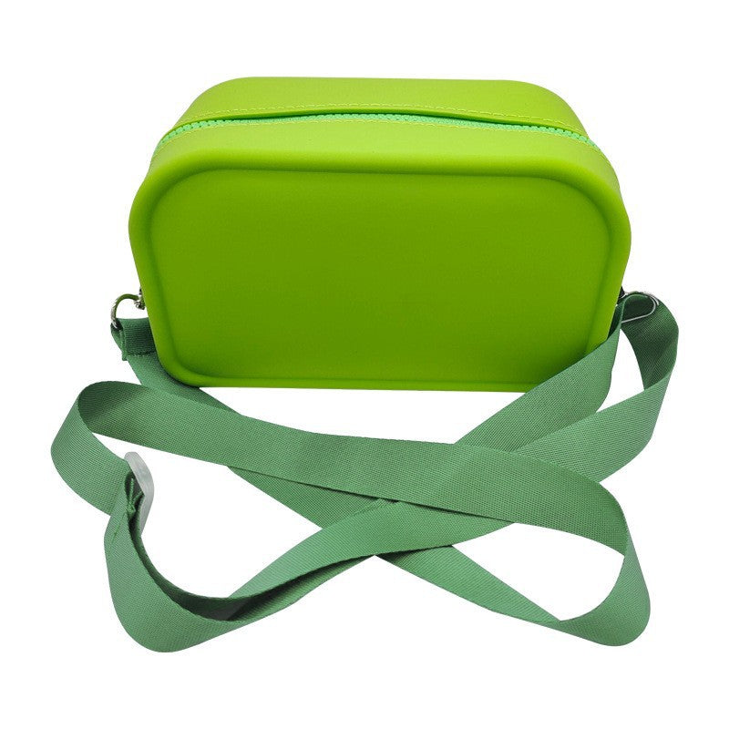 Factory Processing Travel Cosmetic Brush Bag Storage Wash Bag Logo Data Cable Travel Large Capacity Silicone Storage Bag