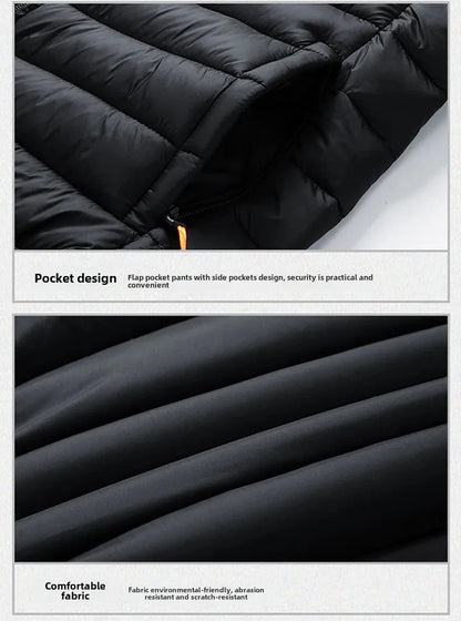Cross-Border Exclusive Supply for Amazon: Men's 2026 Winter Jacket, Slim Fit, Lightweight Cotton Coat, Thin Multi-Color Quilted Cotton Clothing
