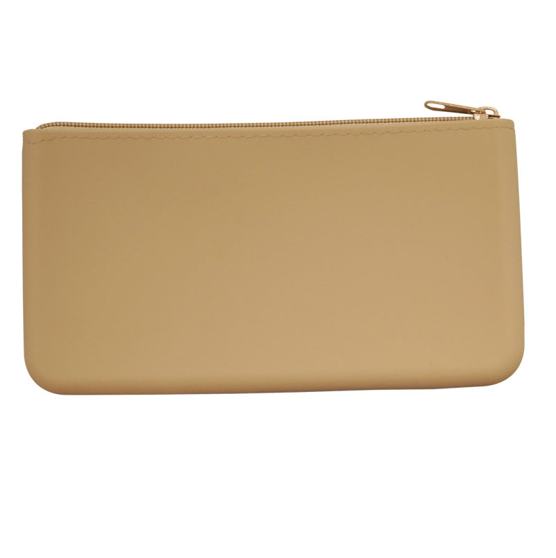 Silicone Travel Data Cable Clutch Bag for Storing Mobile Phones, Earphones, Makeup Brushes, and Cosmetics, Ins-Style Foreign Trade
