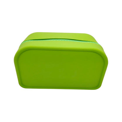 Factory Processing Travel Cosmetic Brush Bag Storage Wash Bag Logo Data Cable Travel Large Capacity Silicone Storage Bag