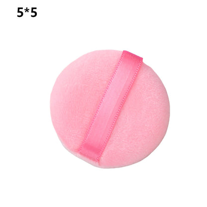 Crystal super soft round small size puff manufacturers wholesale powder cake makeup cotton makeup tools wet and dry puff