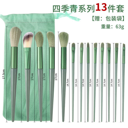 8 Makeup Brush Set Portable Soft Hair Powder Concealer Eye Shadow Blush Foundation Brush Full Set Beauty Tools