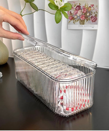 Acrylic Storage Box Jewelry Drawer Bracelet Storage Crystal Necklace Multi-lattice Jewelry Box Portable Anti-oxidation Bracelet