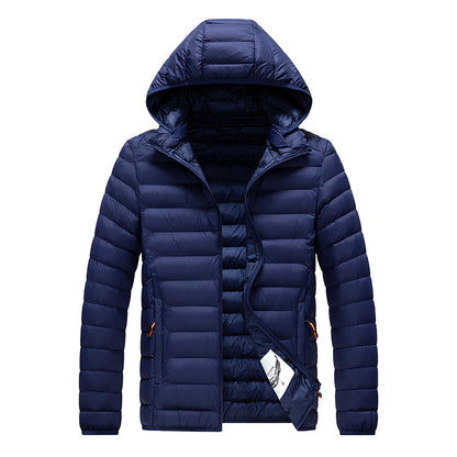Cross-Border Exclusive Supply for Amazon: Men's 2026 Winter Jacket, Slim Fit, Lightweight Cotton Coat, Thin Multi-Color Quilted Cotton Clothing