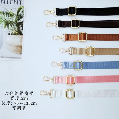 Solid Color Bag Shoulder Strap Crossbody Bag with Adjustable Shoulder Strap Fashionable All-match Long Strap Bag Accessories in stock Wholesale