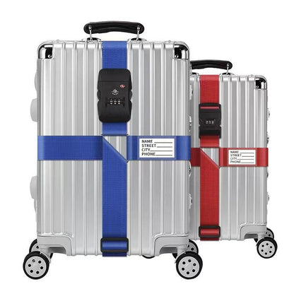 Trunk strap cross packing belt safety fixing consignment travel box protection tightening reinforcement belt binding rope