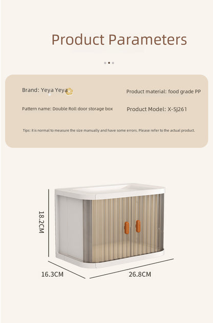 Yeya Simple and Creative Desktop Organizing Cosmetics Storage Box Living Room Entrance Desk Can Be Stacked with Makeup Storage