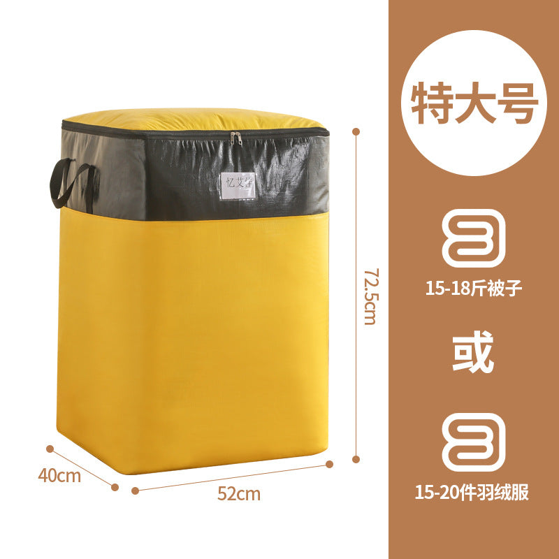 Large Capacity Moving Packing Thickened Storage Artifact Bag Luggage Clothes Fit Bag Snakeskin Bag Waterproof Quilt