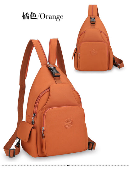 Fashion Chest Bag Backpack Fashion Trend 2024 New Women's Chest Bag Casual Anti-splashing Bag Multifunctional Chest Bag