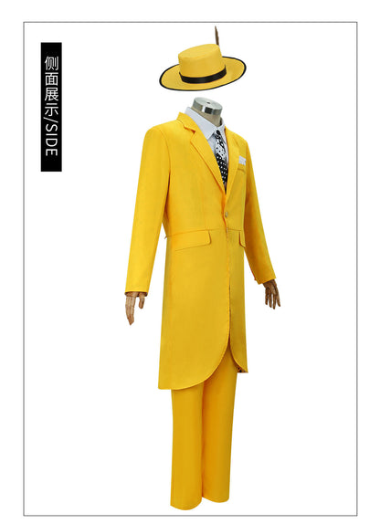 Funny cos costume JimCarry Jin kailui cosplay facial figure role play costume Halloween