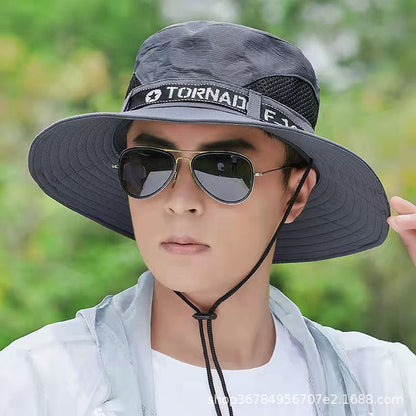 Fishing hat men's sun protection sun hat mountaineering hat men's summer UV protection sun hat summer fisherman hat